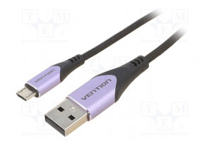 Kaapeli USB 2.0 USB A pistoke,USB B mikropistoke 1,5m musta