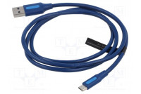 Kaapeli USB 2.0 USB A pistoke,USB B mikropistoke nikkelöity