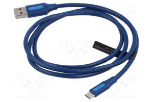 Cable USB 2.0 USB A plug,USB B micro plug nickel plated 1m