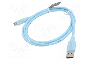 Cable USB 2.0 USB A plug,USB B micro plug nickel plated 1m
