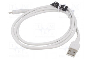 Cable USB 2.0 USB A plug,USB B micro plug nickel plated 1m