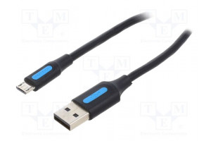 Kaapeli USB 2.0 USB A pistoke,USB B mikropistoke nikkelöity