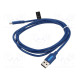 Kaapeli USB 2.0 USB A pistoke,USB B mikropistoke nikkelöity