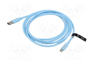 Kaapeli USB 2.0 USB A pistoke,USB B mikropistoke nikkelöity