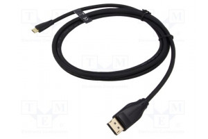 Cable USB 2.0 USB A plug,USB B micro plug nickel plated 2m