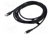 Kaapeli USB 2.0 USB A pistoke,USB B mikropistoke nikkelöity