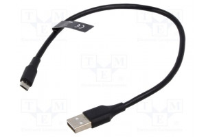Cable USB 2.0 USB A plug,USB B micro plug nickel plated PVC