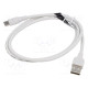 Cable USB 2.0 USB A plug,USB C plug nickel plated 2m white