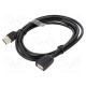 Cable USB 2.0 USB A socket,USB A plug nickel plated 1.5m