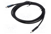 Kaapeli USB 2.0 USB B pienoispistoke,USB C pistoke 2m musta