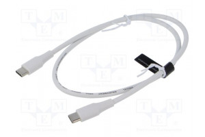 Kaapeli USB 2.0 USB C pistoke,molemmin puolin nikkelöity