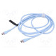 Cable USB 2.0 USB C plug,both sides nickel plated 2m 100W
