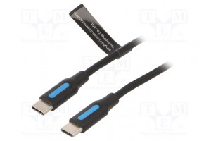 Kaapeli USB 2.0 USB C pistoke,molemmin puolin nikkelöity 2m
