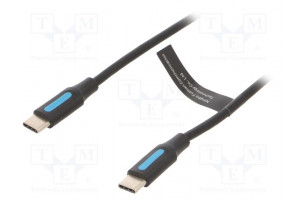 Kaapeli USB 2.0 USB C pistoke,molemmin puolin nikkelöity 3m