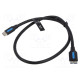 Kaapeli USB 3.0 USB B mikropistoke,USB C pistoke nikkelöity