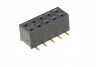 2,00mm female 2x5 smd no peg flash Au