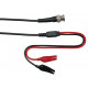 TEST LEAD BNC / CROCODILE CLIPS 1m