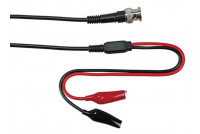 TEST LEAD BNC / CROCODILE CLIPS 1m
