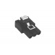 3,0mm 3pole female wire metal latch UL 94V-0