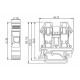 Dinkle DK16H, SLFTB C2, 1kV 101A, screw, 1.5-25mm2, BG