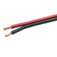 SPEAKER CABLE 2x 2,50mm2 REDBLACK (CU) 1m