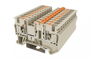 Dinkle DP4N-TG, DTB, 500V 20A, pushin, 0.2-6mm2, BG