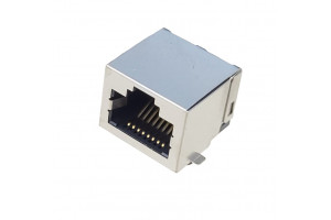 RJ45 PIIRIKORTTILIITIN kulma SMD