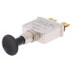Switch push-pull 75A/12VDC chrome