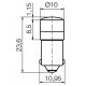 BA9S LED 24V PUNAINEN