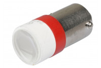 BA9S LED 24V PUNAINEN