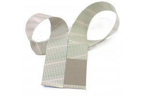 FFC kaapeli 0,5mm 80nap. Kullattu 450mm EMI suoja