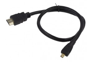 MicroHDMI-HDMI Kaapeli 0,5m