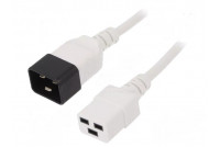 UPS-VIRTAJOHTO 2m 16A valkoinen