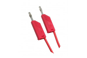 4mm BANAANIJOHTO PUNAINEN 1m