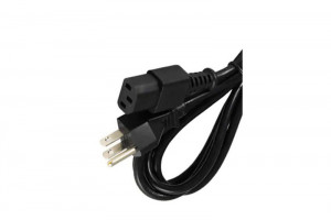 Power-cord US 1,8m 3x1.00mm NEMA 5-15P IEC C13
