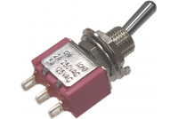 1-POLE SMALL TOGGLE SWITCH ON/ON