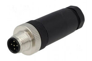 M12-LIITIN 5-NAPAINEN RUUVATTAVA A-CODE