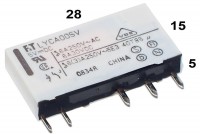 PCB RELAY SPDT 6A 5VDC