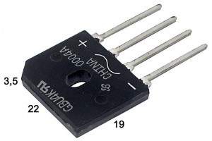 DIODE BRIDGE 4A 800V