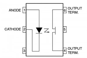 OPTOCOUPLER H11F1 DIP6