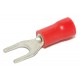 FORK TERMINAL 4,3/7,2mm RED