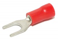 FORK TERMINAL 4,3/7,2mm RED