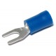 FORK TERMINAL 4,3/7,2mm BLUE