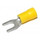 FORK TERMINAL 5,3/9mm YELLOW