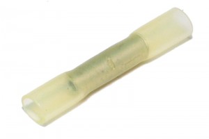 HEAT SHRINK INSULATED BUTT CONNECTOR YELLOW 0,3-0,5mm2