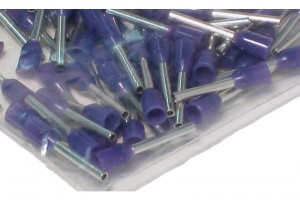 WIRE END FERRULE 0,25mm2 VIOLET 100pcs