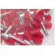 WIRE END FERRULE 1,0mm2 RED 100pcs