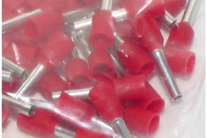 WIRE END FERRULE 1,0mm2 RED 100pcs