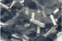 WIRE END FERRULE 1,5mm2 BLACK 100pcs