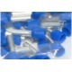 WIRE END FERRULE 2,5mm2 BLUE 100pcs